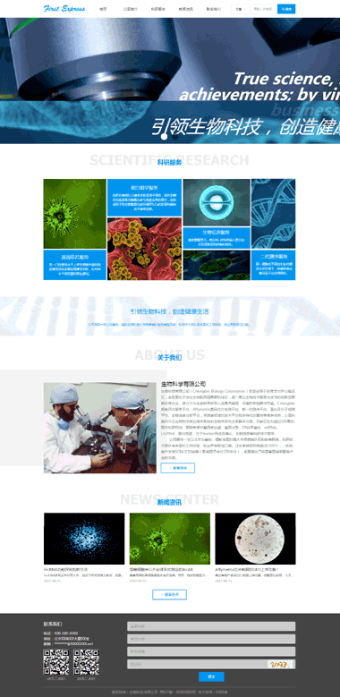 科技行业网页设计-科技行业模板网站定制-科技行业SEO优化